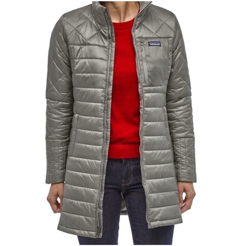Patagonia Radalie Parka Gray Quilted Insulated Jacket Women’s XS - Picture 2 of 11